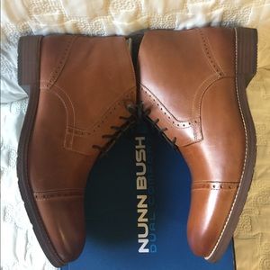 Nunn Bush Middleton Cap Toe Boot Wide 